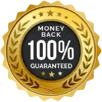 100% money back guarantee seal